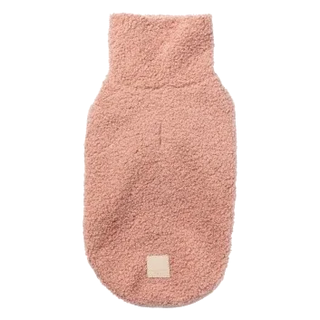 Jersey bouclé para perros FuzzYard Life Soft Blush