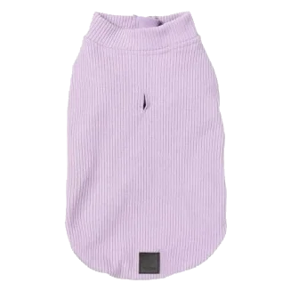 Jersey con cremallera para perros FuzzYard Cambridge lila