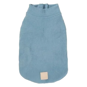Jersey de canalé para perros FuzzYard Life French Blue