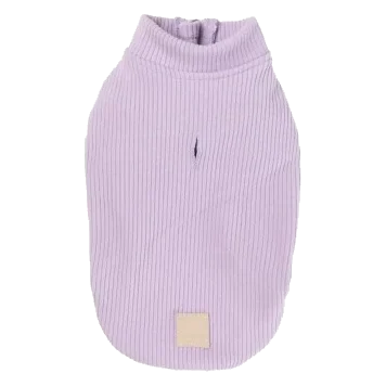 Jersey de canalé para perros FuzzYard Life Lila