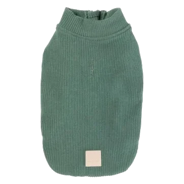 Jersey de canalé para perros FuzzYard Life Myrtle Green