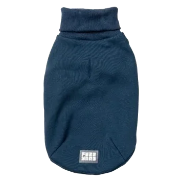 Jersey de cuello alto para perros FuzzYard Stevie azul marino