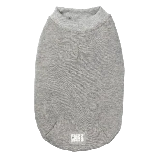 Jersey para perros FuzzYard Allday de algodón gris