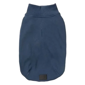 Jersey para perros FuzzYard Smiley bordado azul marino