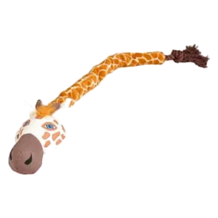 Jirafa de peluche con cuerda para perros, 63,5 cm