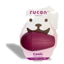 Juguete cono Rucan de caucho para perros