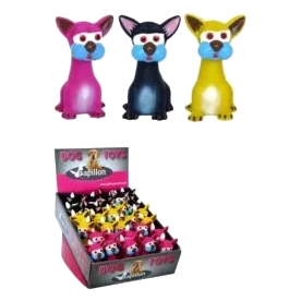 Juguete gato de látex 11 cm para perros