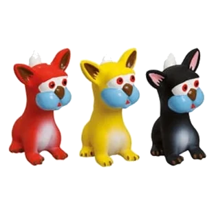 Juguete gato grande de vinilo 15 cm para perros