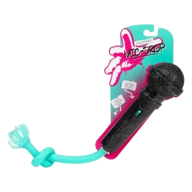 Juguete interactivo para perros FuzzYard Mic Drop