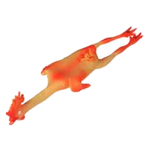 Juguete pollo de látex 49 cm para perros