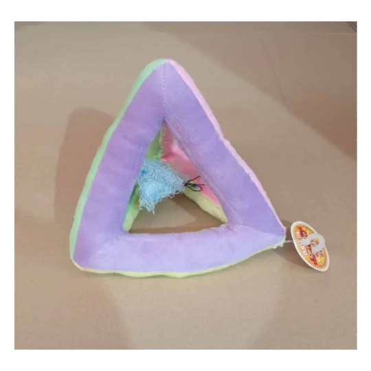 Juguete triangular con ratón para gatos