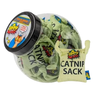 Juguetes con catnip para gatos BAM! Saco (20 uds)