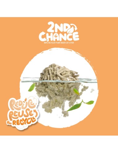 Arena para gatos de guisante y yuca Kit Cat 2nd Chance 7 L