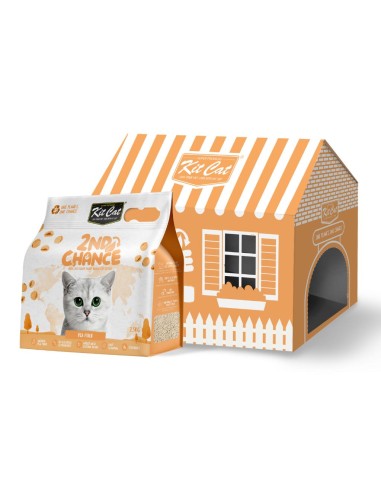 Arena para gatos de guisante y yuca Kit Cat 2nd Chance 7 L