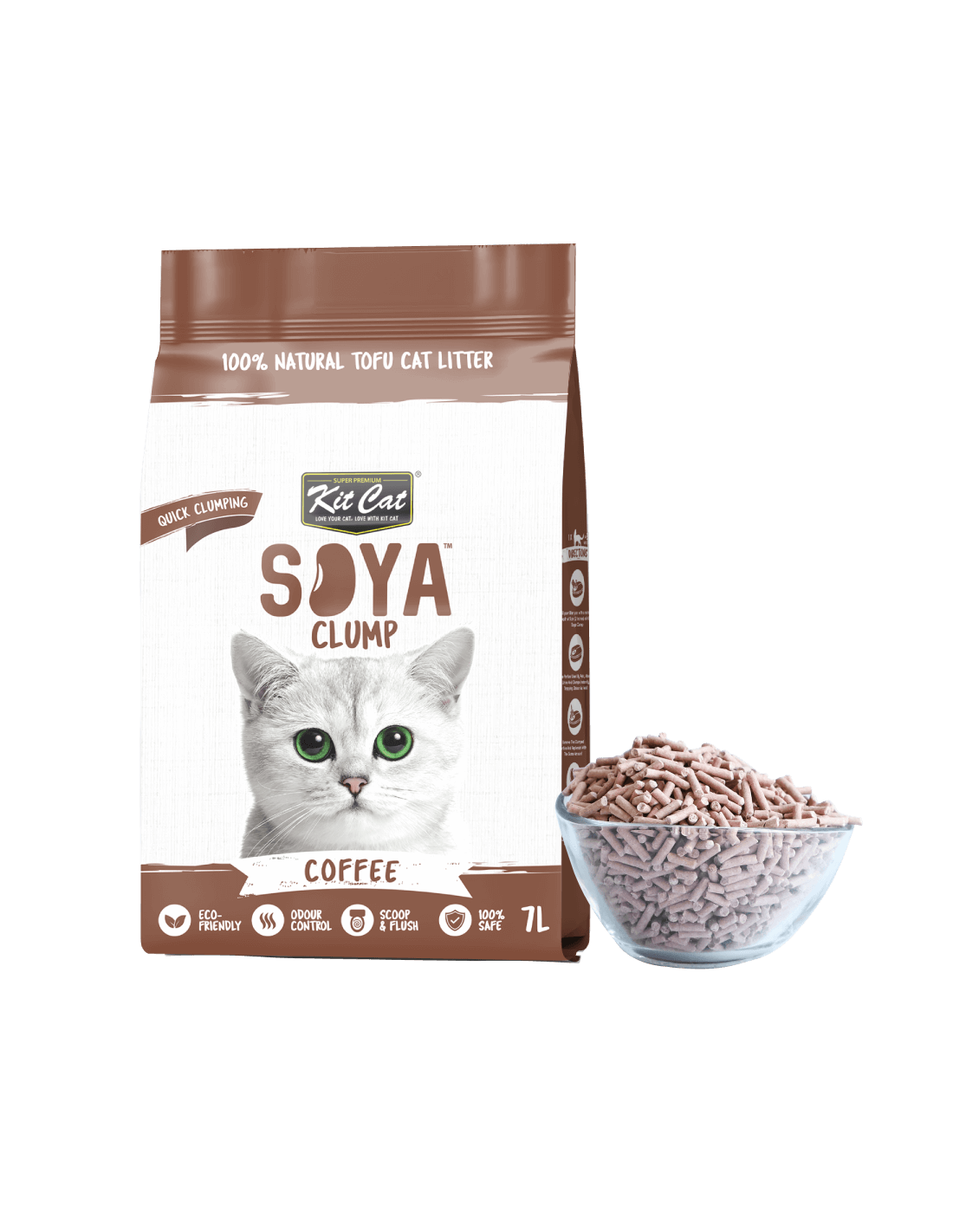 Kit Cat Arena Eco - Coffee 7L- 2.5kg