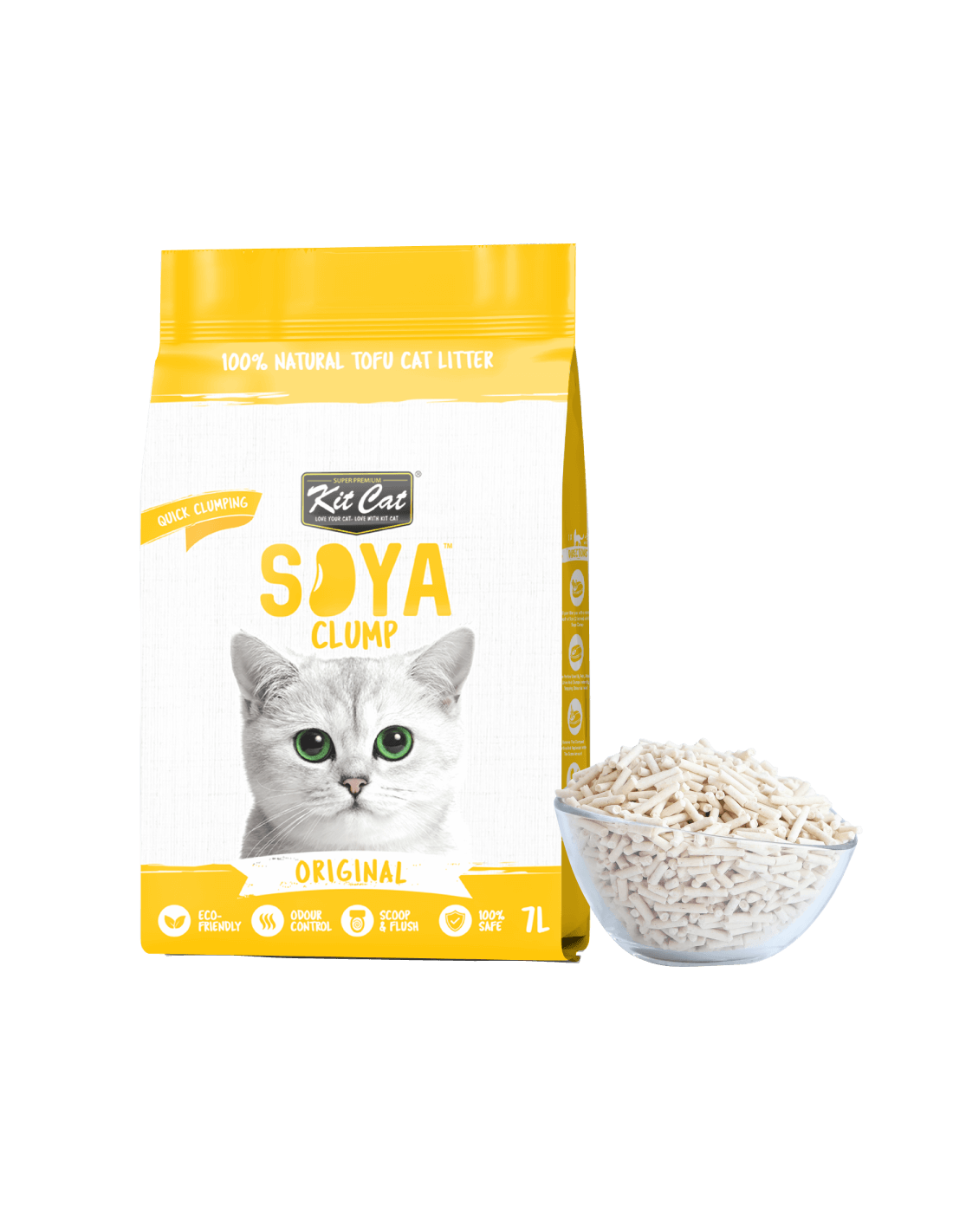Kit Cat Arena Eco - Original 7L- 2.5kg