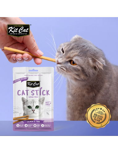 Snack para gatos Kit Cat Cat Stick salmón y katsuobushi