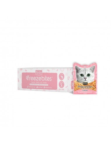Snack liofilizado para gatos Kit Cat FreezeBites camarones