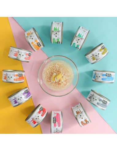 Comida húmeda para gatos Kit Cat atún y huevo de codorniz 70 g