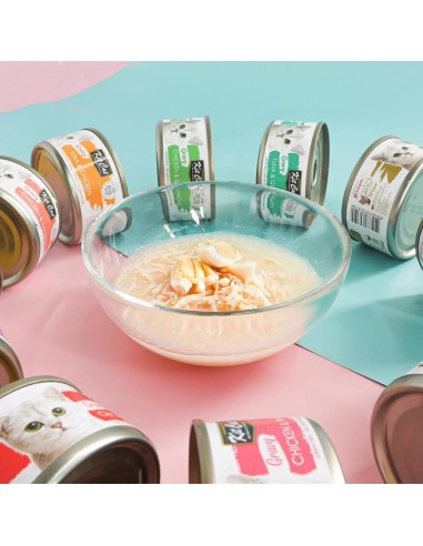 Comida húmeda para gatos Kit Cat Gravy pollo y salmón 70 g