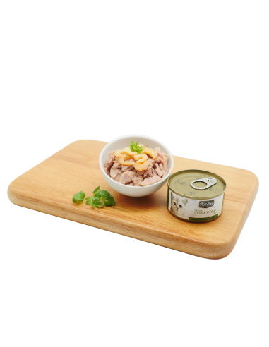 Comida húmeda para gatos Kit Cat Toppers atún y camarones 80 g