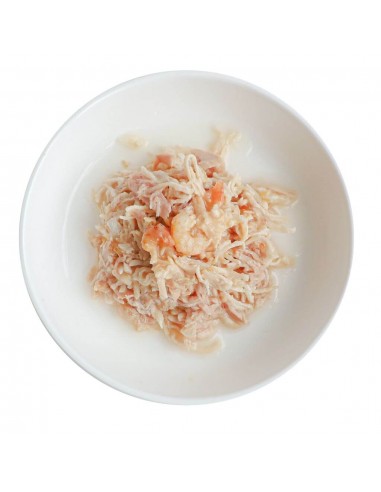 Comida húmeda gatos Kit Cat Toppers pollo, atún y gamba 80 g