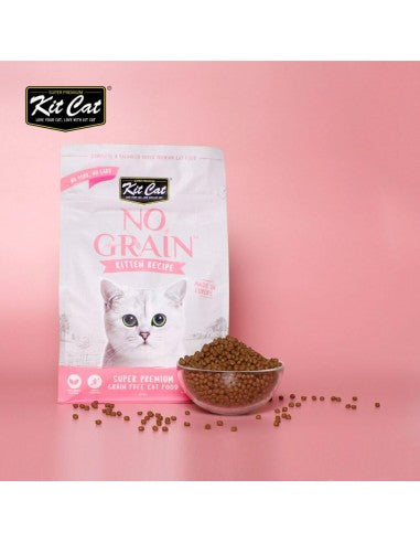 Pienso para gatitos sin cereales Kit Cat No Grain 1 kg