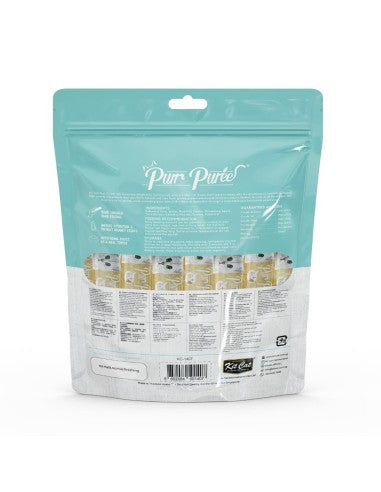 Snacks para gatos Kit Cat PurrPuree atún y fibra 40x15 g