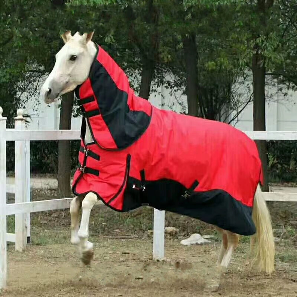 Manta de invierno impermeable para caballo, 3 colores - vista 3
