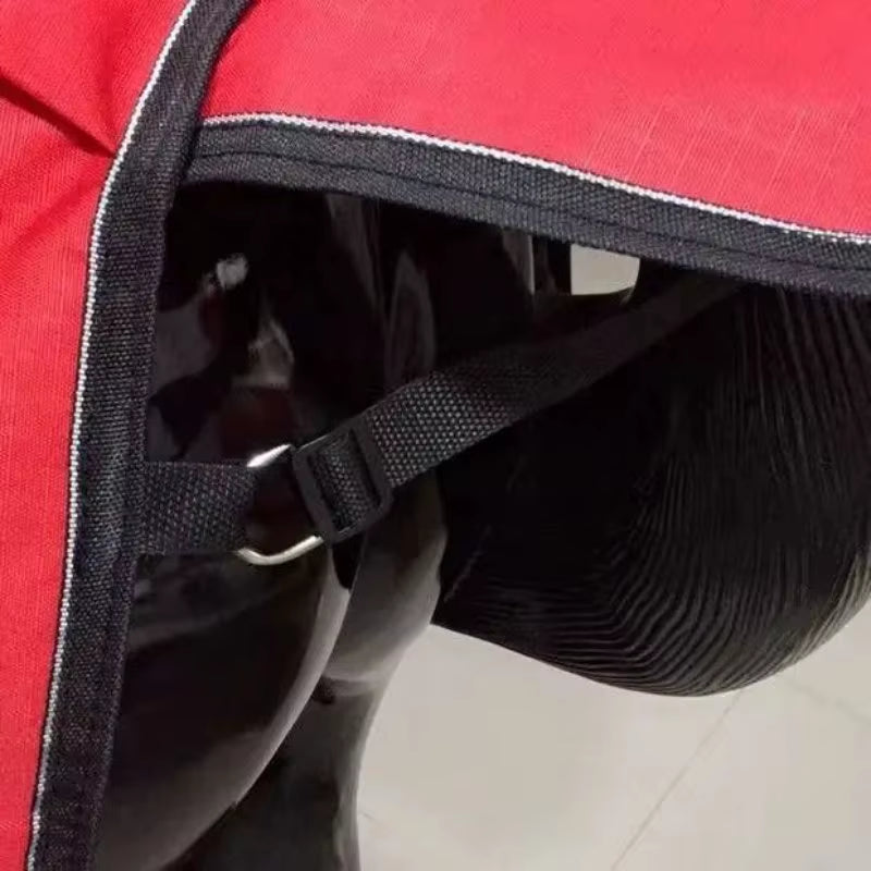Manta de invierno impermeable para caballo con cuello - vista 6