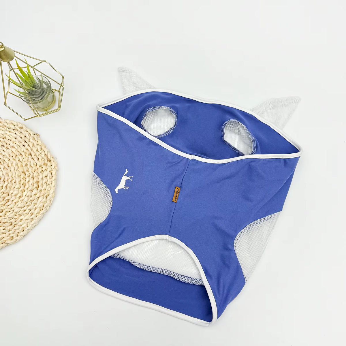 Máscara antimoscas transpirable para caballo con orejas - vista 5