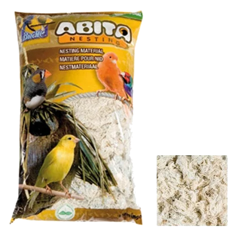 Material para nido (Charpie) para pájaros