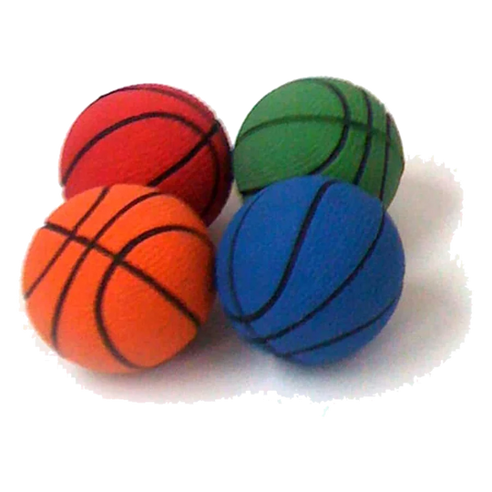 Minipelotas Basket semiduras de 4 cm para perros