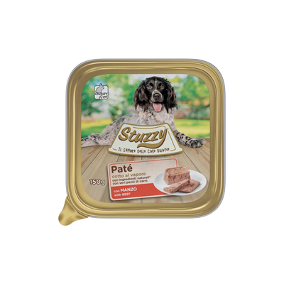 Mister Stuzzy dog tarrinas aluminio buey para perros