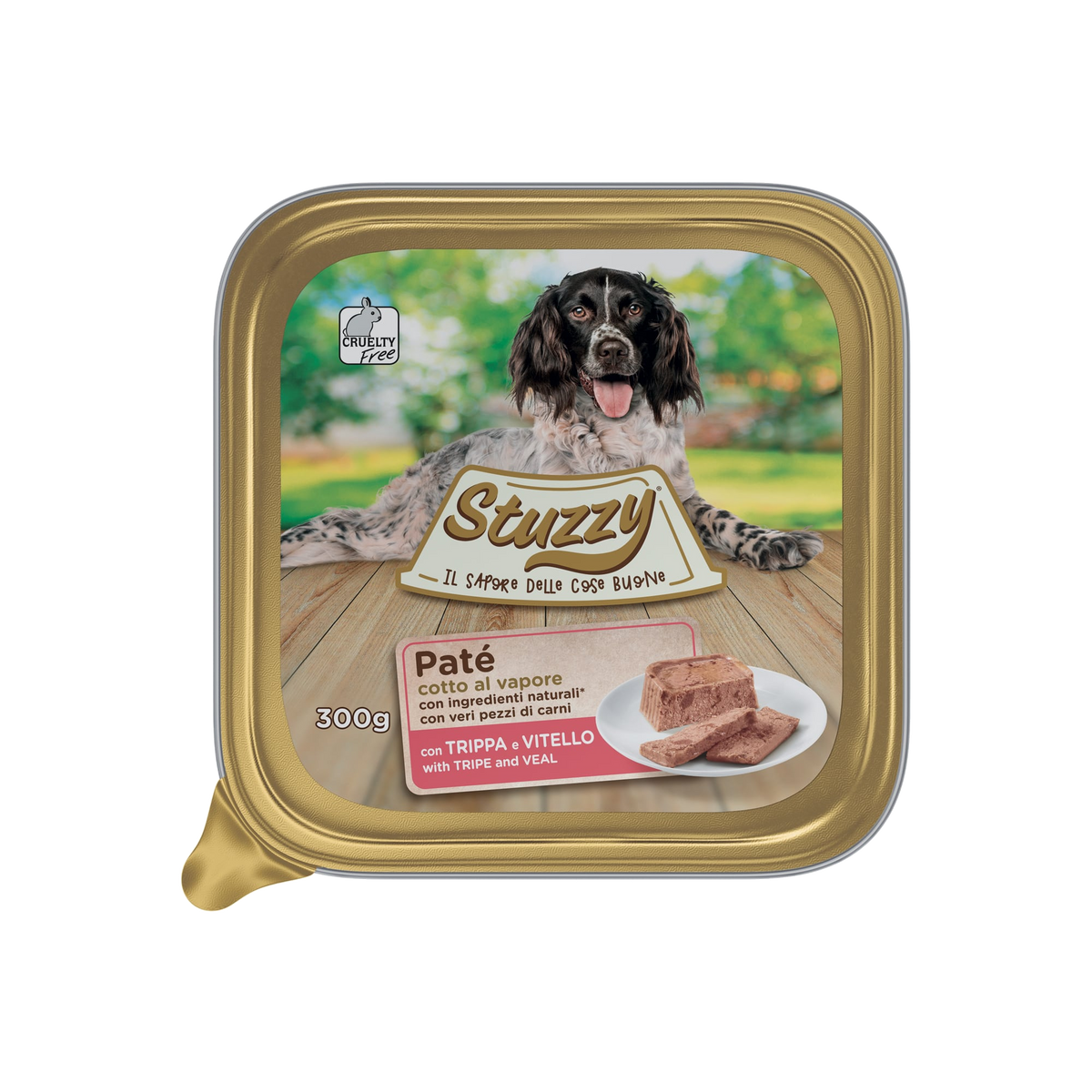 Mister Stuzzy dog tarrinas aluminio callos y ternera para perros