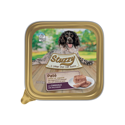 Mister Stuzzy dog tarrinas aluminio jabalí para perros