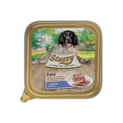 Mister Stuzzy dog tarrinas aluminio pato para perros