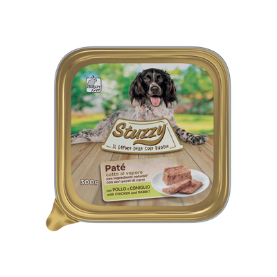 Mister Stuzzy dog tarrinas aluminio pollo y conejo para perros