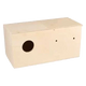 Nido de madera horizontal agapornis para pájaros