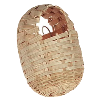 Nido exótico caña pequeña para pájaros