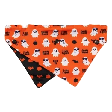 Pajarita de Halloween para perros FuzzYard Spooky Ghost M/L