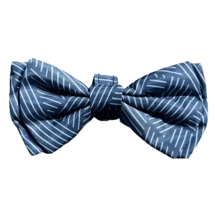 Pajarita para perros FuzzYard Thornbury Aegean Blue con velcro