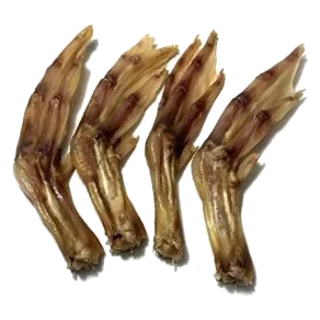 Patas de pato desecadas para perros, 1 kg