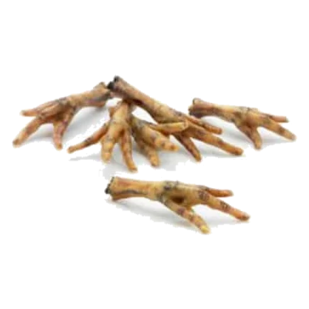 Patas de pollo desecadas para perros, 1 kg