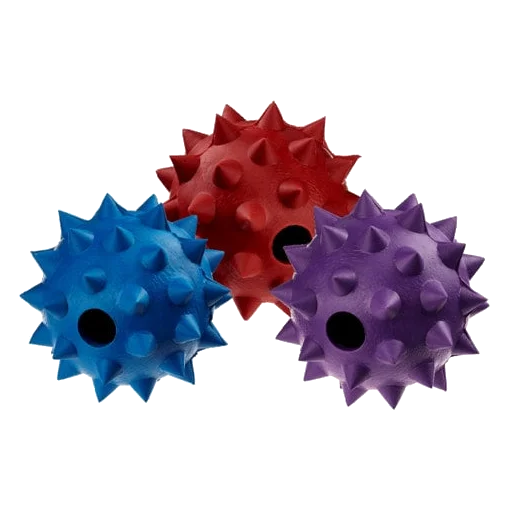 Pelota de caucho con pinchos y cascabel Classic Spike para perros