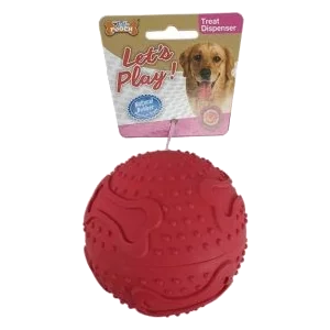 Pelota de goma Maze rellenable con aroma a vainilla para perros