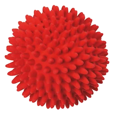 Pelota de látex con clavijas 9 cm para perros