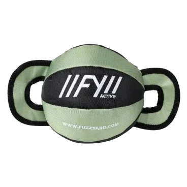 Pelota de tirar para perros FuzzYard Ball Tug khaki