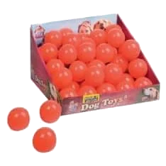 Pelota dura con luz al rebotar 6 cm para perros