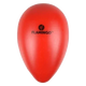 Pelota huevo rojo de plástico para perros, tallas 1, 2 y 3